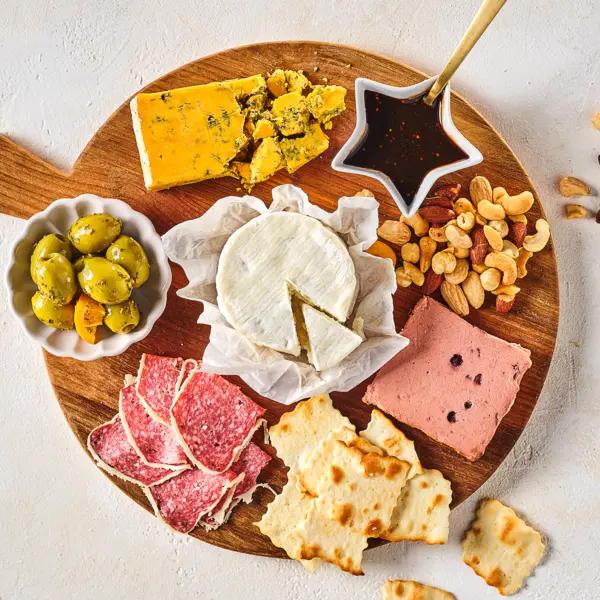 Feestelijke borrelplank