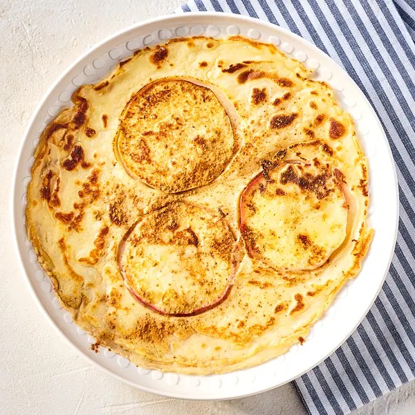 Pannenkoeken met appel en kaneel