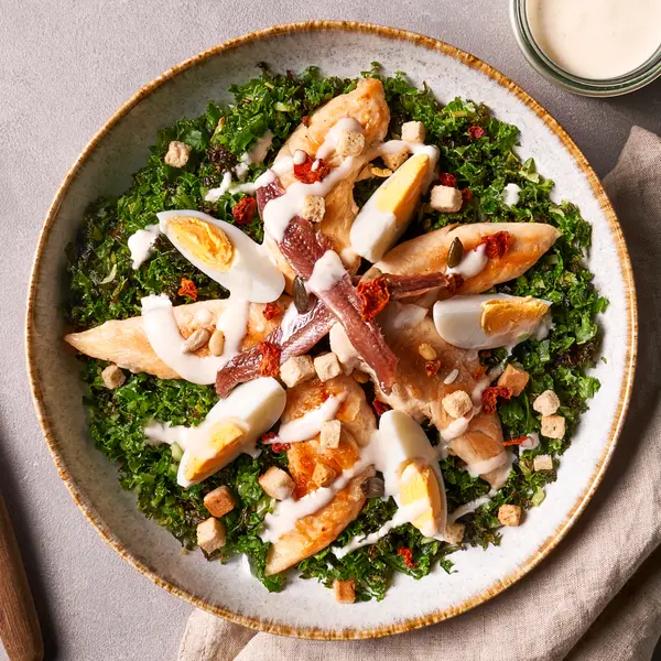 Caesar salad met winterse twist