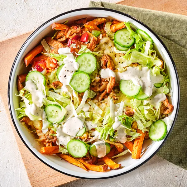 Verspakket - Zoete aardappel kapsalon