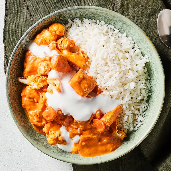 Romige curry met paneer