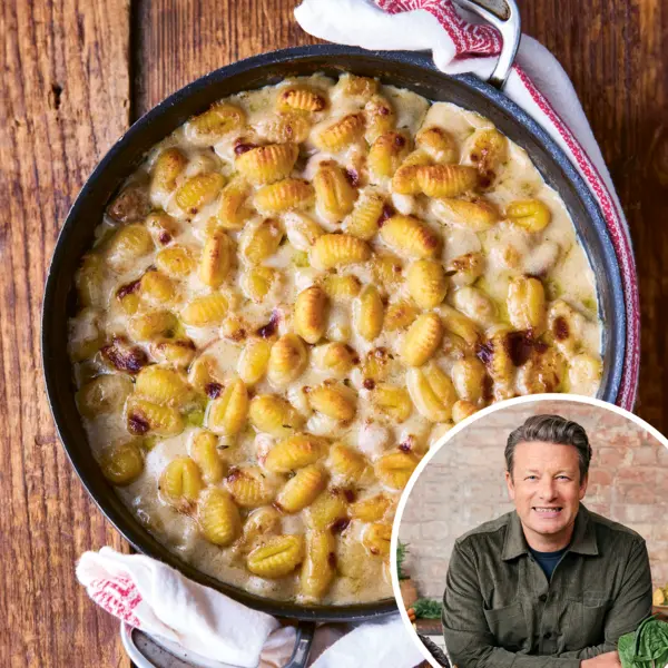 Hotpot met kip, gnocchi en champignons