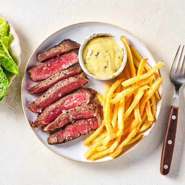 Steak frites béarnaise