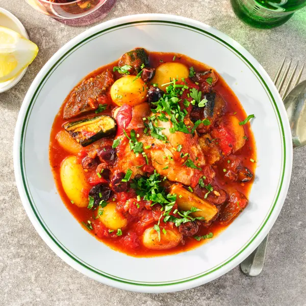 Eenpansstoof met kip en kriel