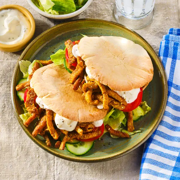 Broodje shoarma met knoflooksaus