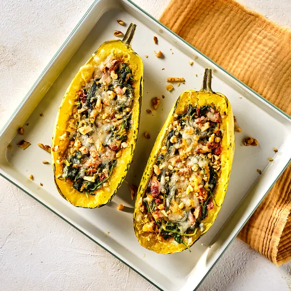 Gevulde spaghettipompoen