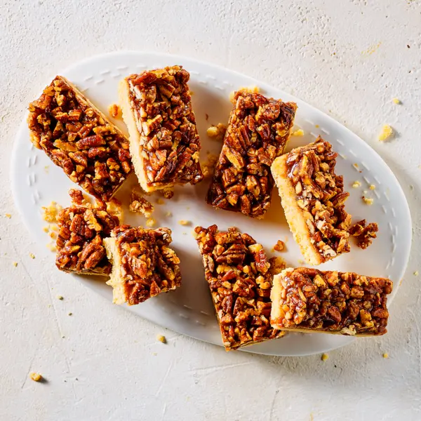 Maple pecan shortbread