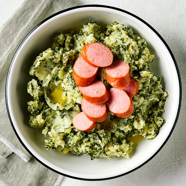 Boerenkoolstamppot met worst