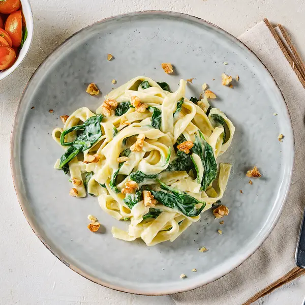 Snelle tagliatelle quattro formaggi
