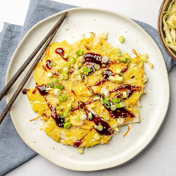 Pannenkoek okonomiyaki-stijl