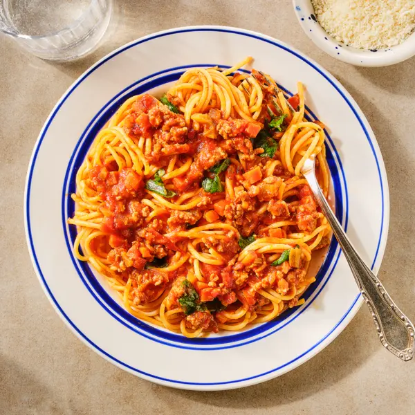 Snelle spaghetti bolognese