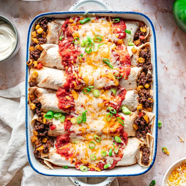 Enchiladas met gehakt