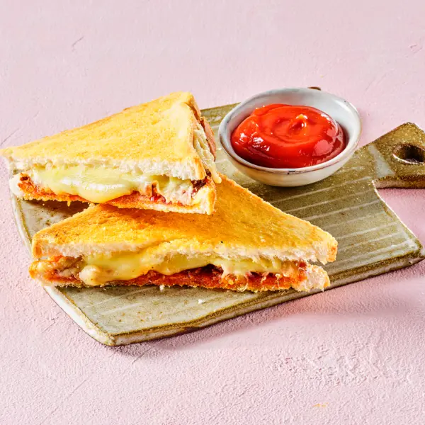 Kaastosti met 'nduja uit de airfyer