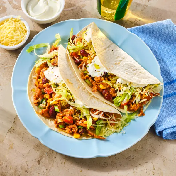 Burrito's met kipgehakt