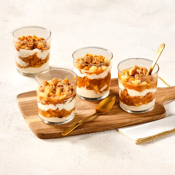 Appel-kaneel trifle