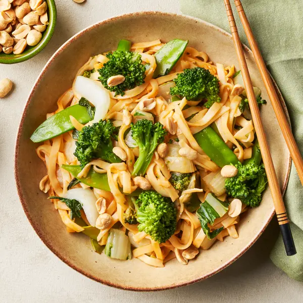 Sweet & sour noedels met broccoli