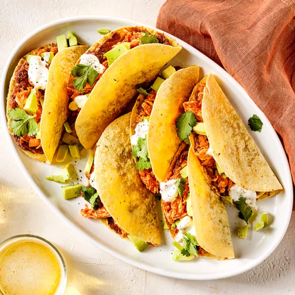 Soft taco's met chipotlekip