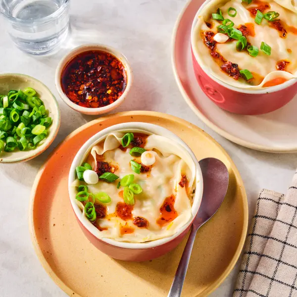 Curry dumpling lasagne met kipgehakt