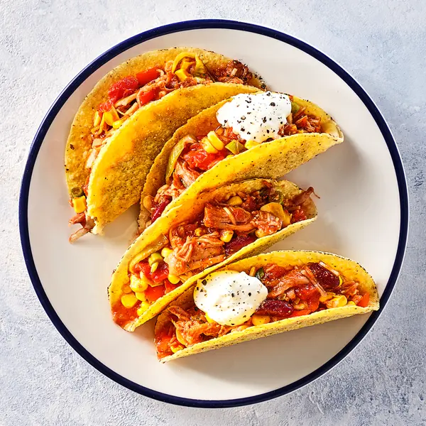 Taco's met pulled pork