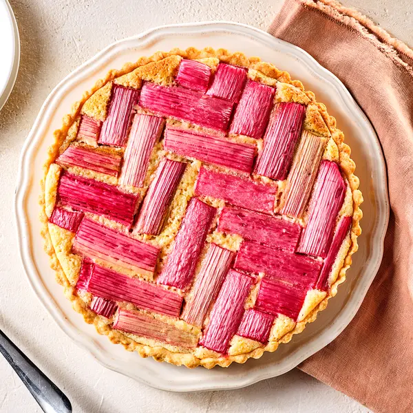 Rabarber-amandeltaart