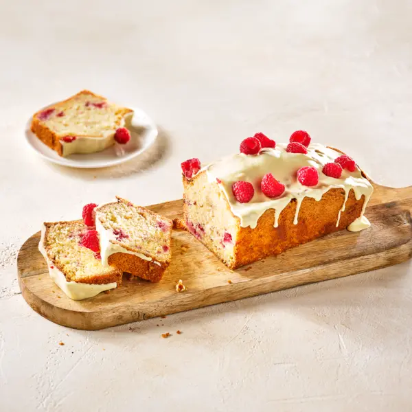 Frambozencake met witte chocolade