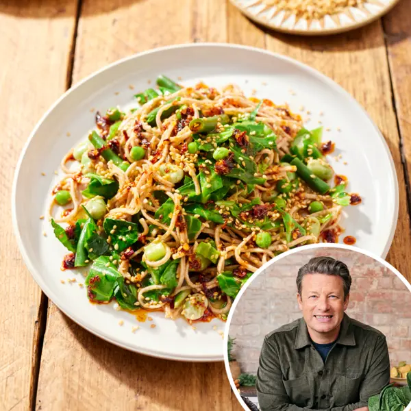 Snelle noedels met veggies