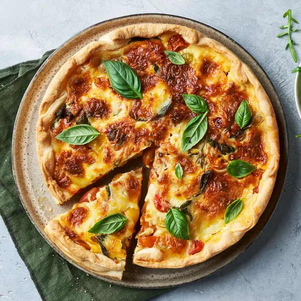 Quiche caprese