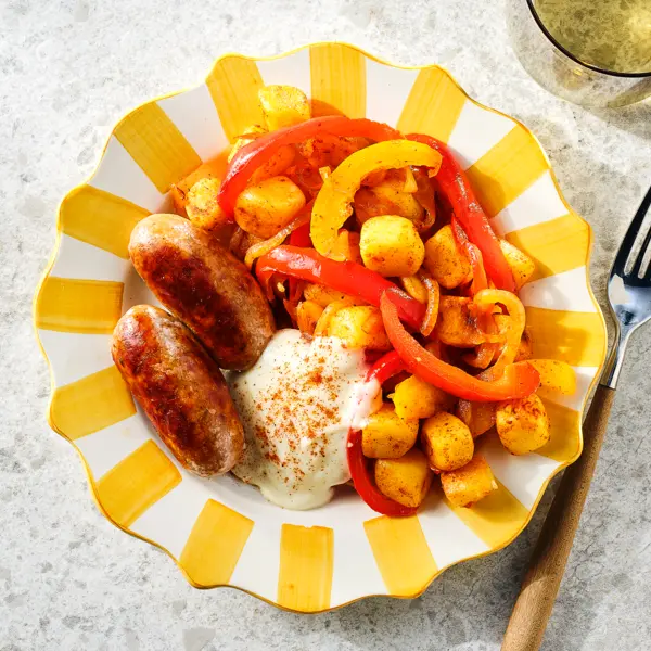 Spaanse AVG met Catalaanse worstjes